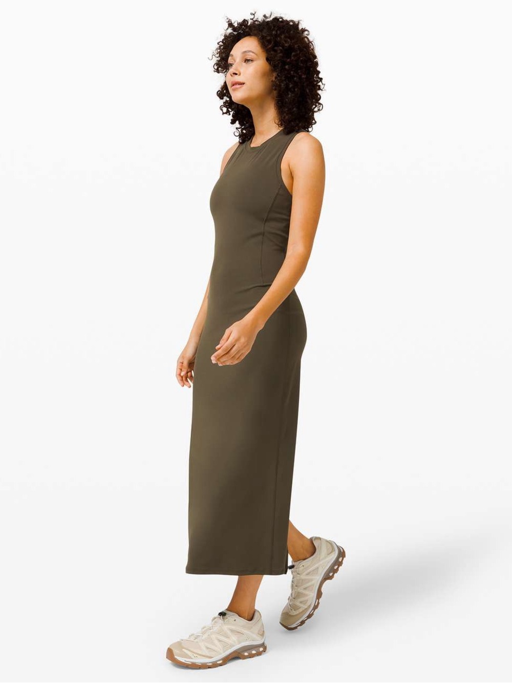 lululemon athletica Olive Sleeveless Maxi Tank Dress